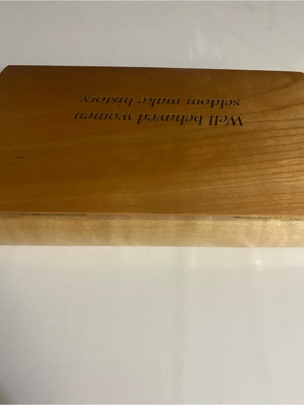 Northern Lights Gallery handmade wooden box, keepsake box, Made in USA, Quote